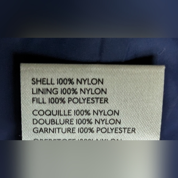 NWT Anthropologie/Maeve Blue Snap-Sleeve Puffer Jacket & Vest removable sleeves, - Picture 13 of 15